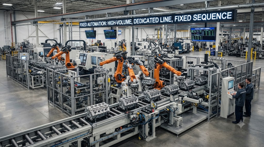 Fixed Automation vs. Flexible Automation: Which Should Manufacturers Choose? What Is Fixed Automation and How Does It Work?
